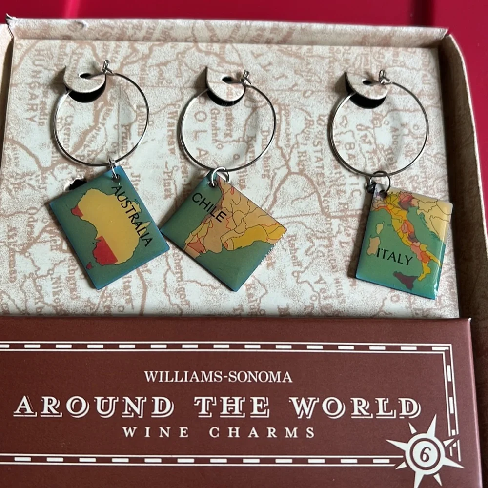 WILLIAMS -SONOMA wine charms